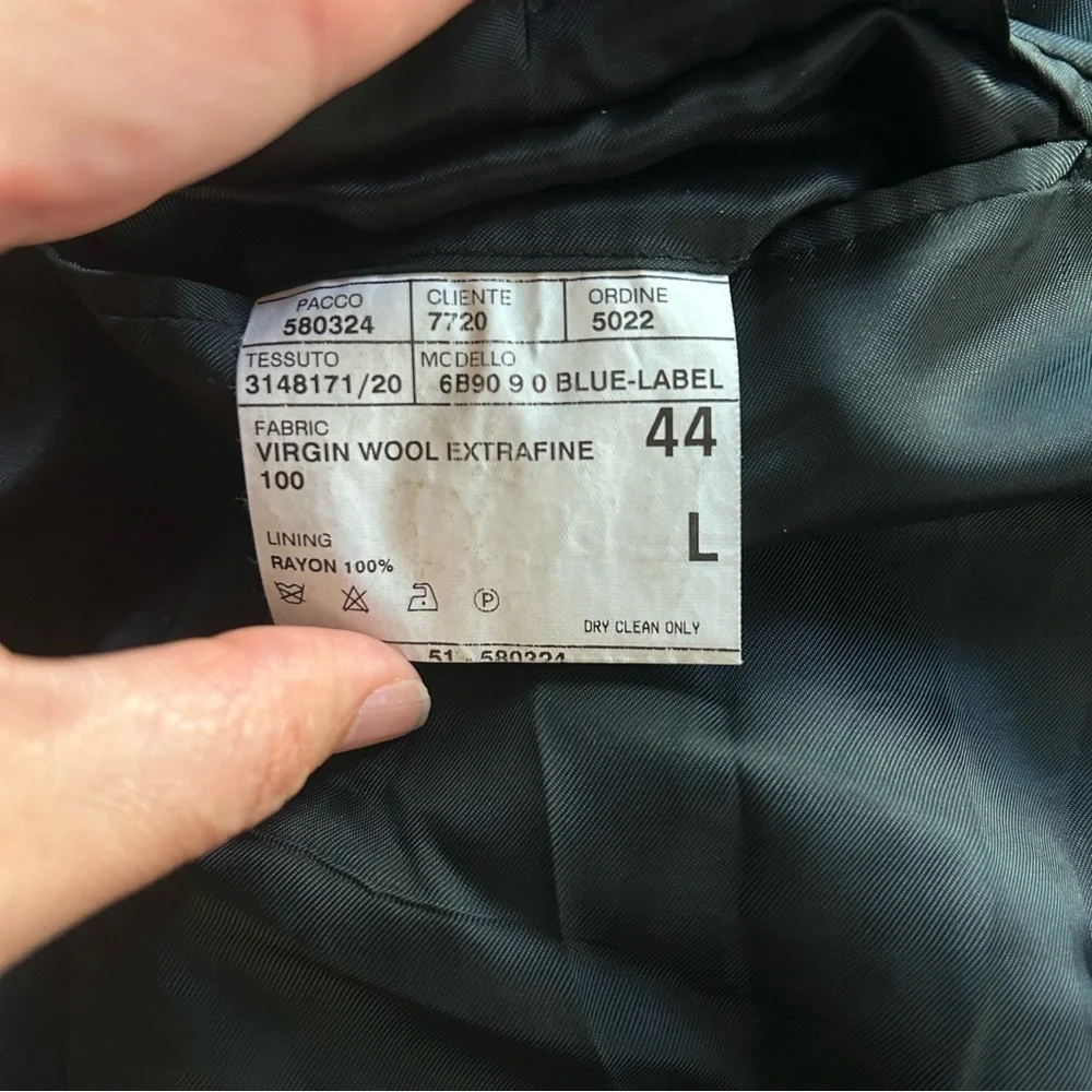 Polo by Ralph Lauren | Virgin Wool Classic Black Men's Blazer Made in Italy
